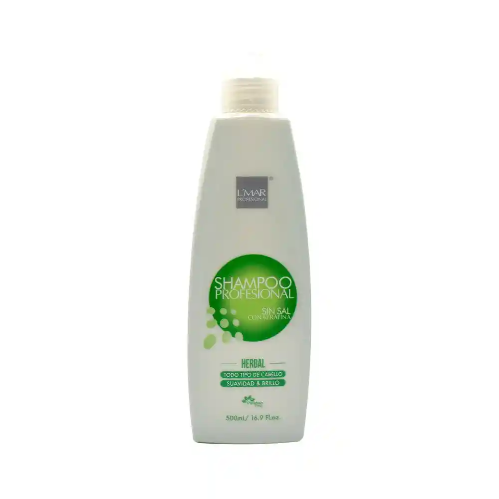 LMar Shampoo Profesional Herbal Sin Sal Con Keratina