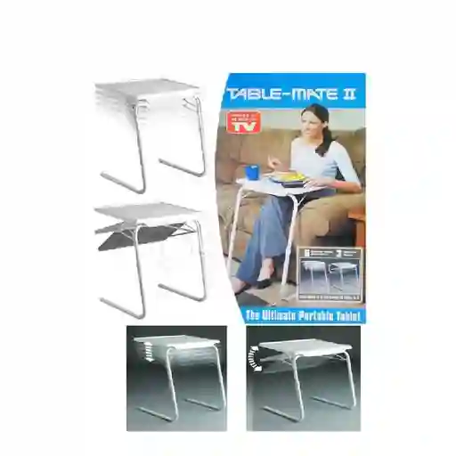 Mesa Table Mate Ii Ajustable Multiusos Portátil Plegable