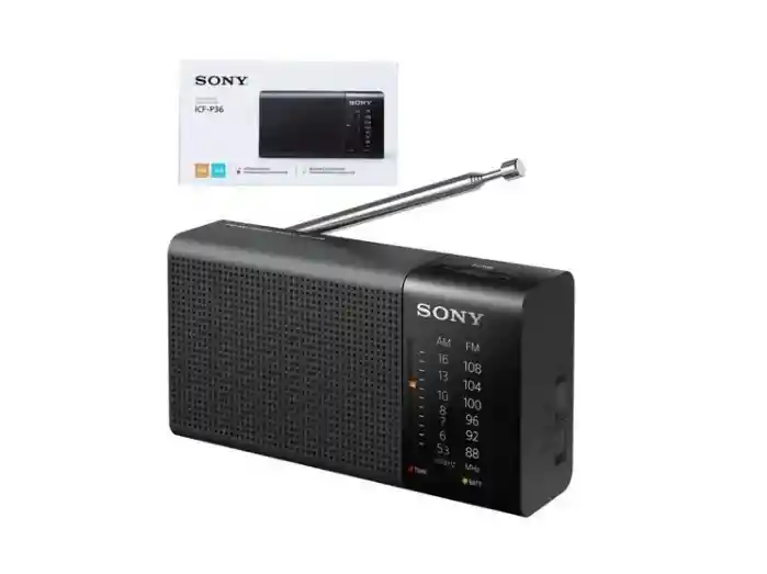 Sony Radio Portátil Con Altavoz Icf-P36 Am/Fm