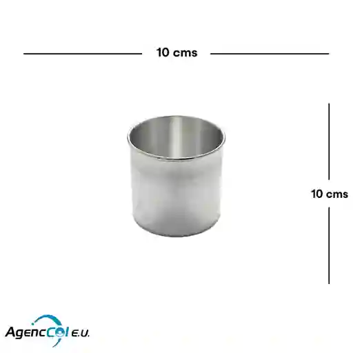 Molde Aluminio 10 Cm X Alto 10 Cm