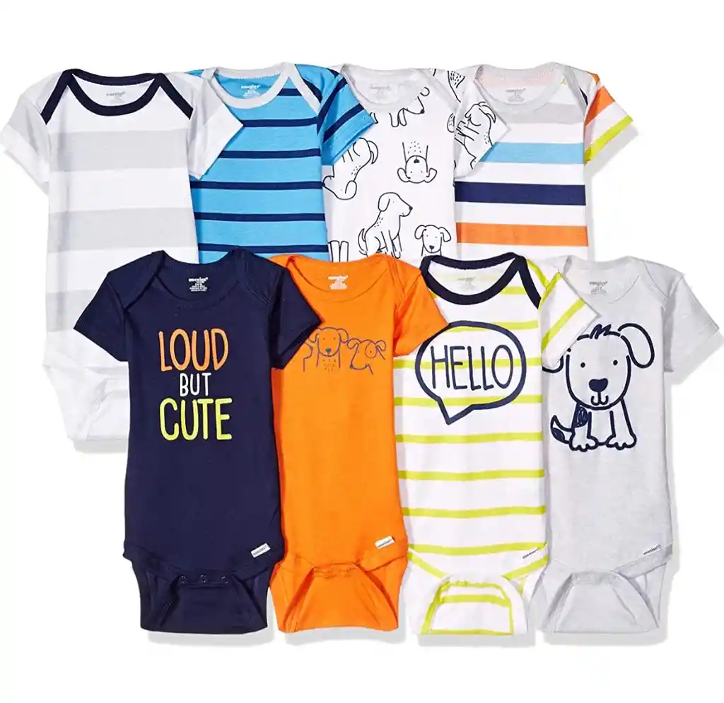 8 Bodys Manga Corta Marca Onesies Talla 12 Meses