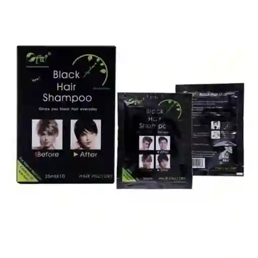 Hair Shampoo Pinta Canas 5 Min Blackshampoo Caja X 10