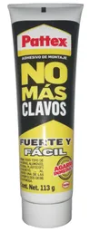 Pattex No Más Clavos. Adhesivo De Montaje. 113 G