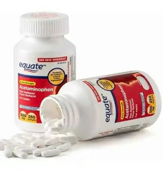  Acetaminophen  America Na 250 Tabletas. 500Mg 