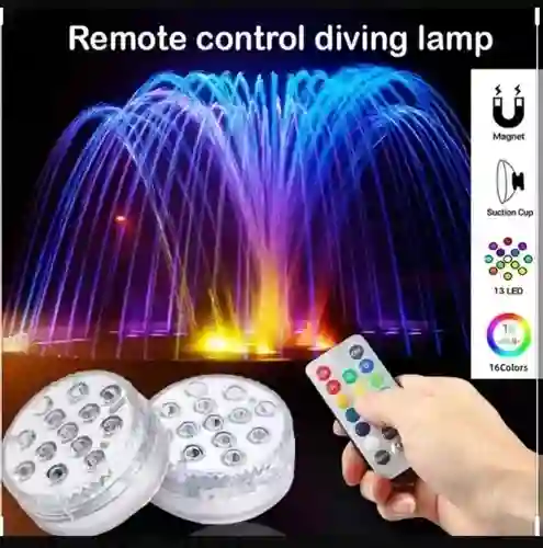 Luz Led Portable de Colores Para Duchas. Piscinas. Jardines. et