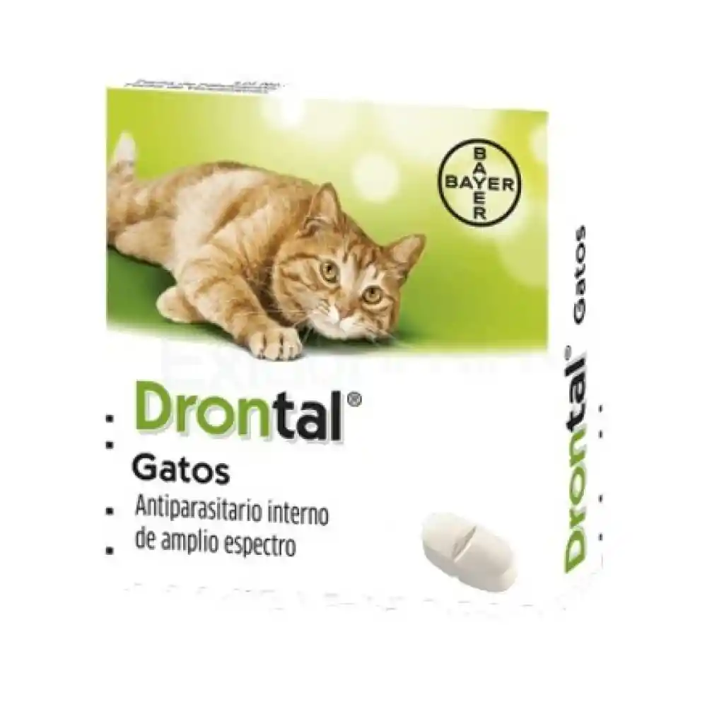 Drontal Gatos Antiparasitario Interno de amplio espectro