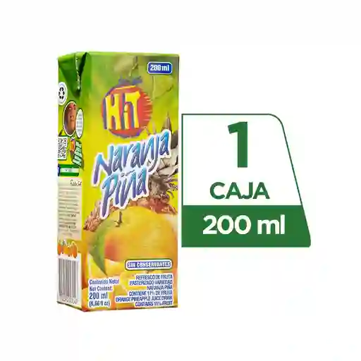 Hit Piña Naranja 200 ml