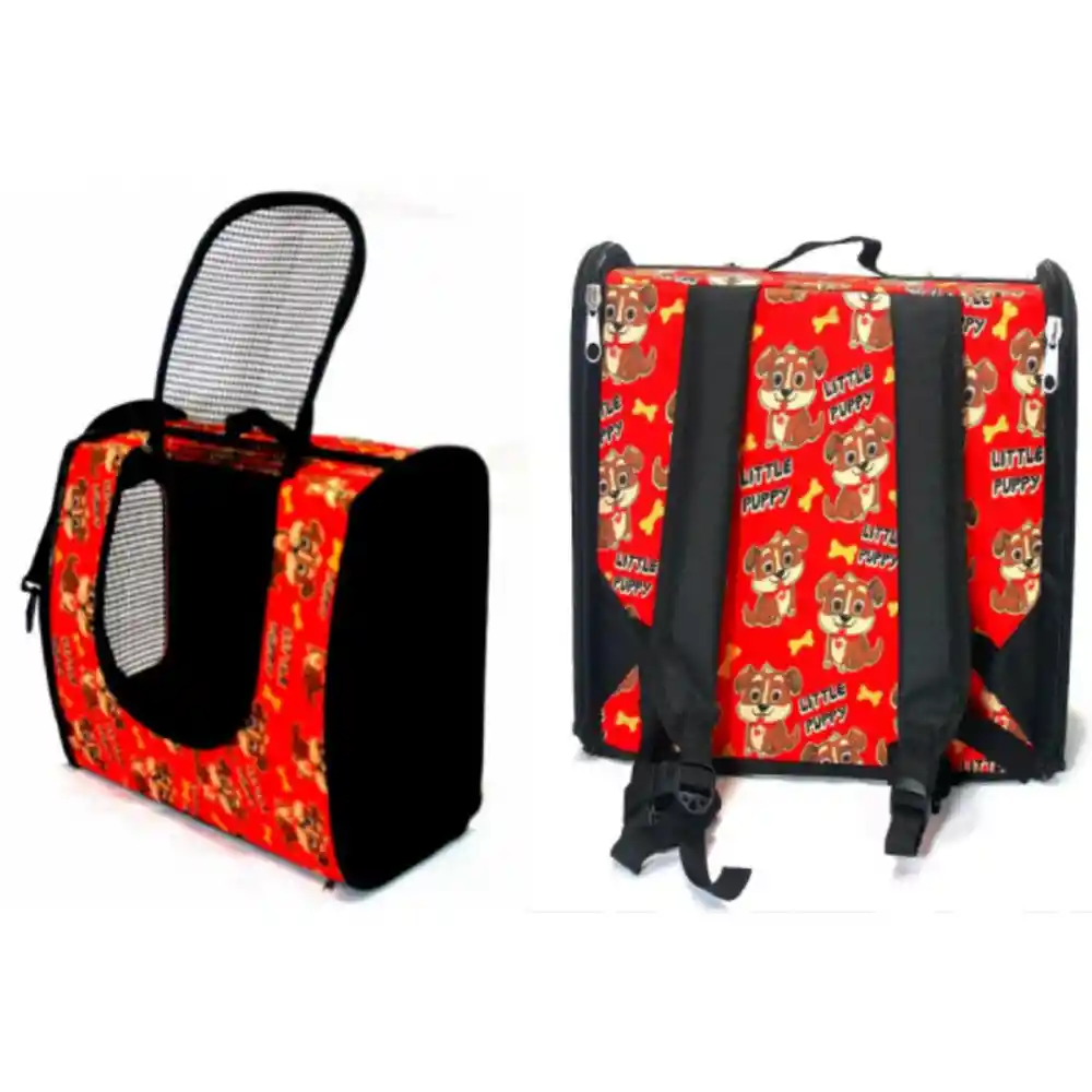 Morral Lonchera Para Llevar A Tu Mascota 35x46x27