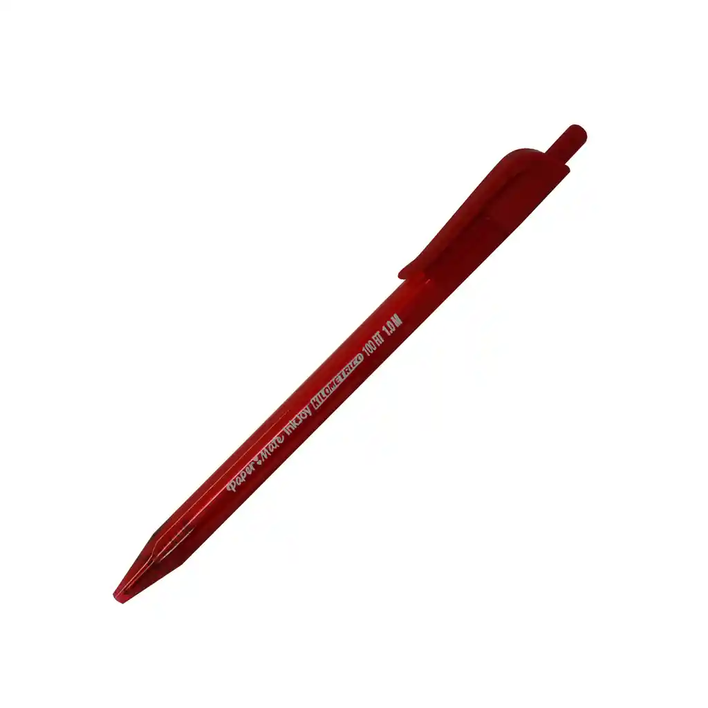 Kilometrico Boligrafo Retractil Rojo 100