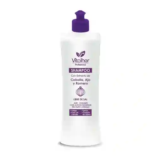 Shampoo con Extracto de Cebolla.Ajo y Romero
