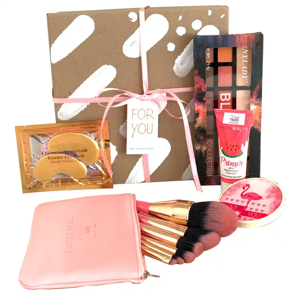 KIT MAQUILLAJE PINK BOX