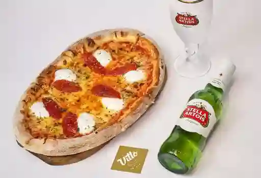 Pizzeta y Bebida