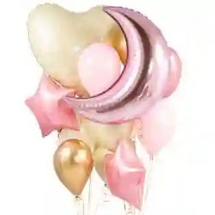 GLOBOS AMAZING BOUQUET ROSADO (DESINFLADO)