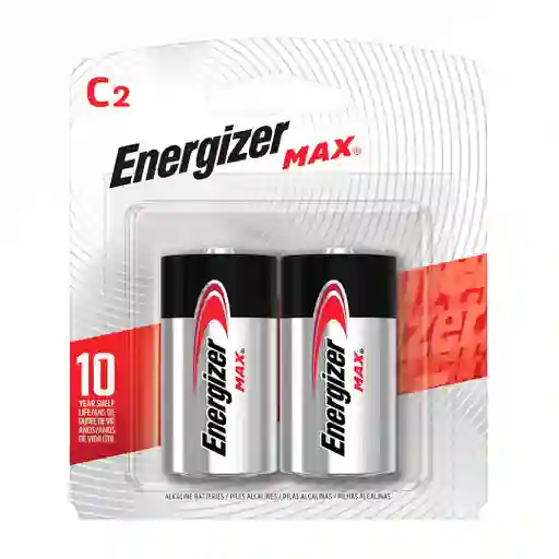 Energizer Pila C2 Max Alcalinas