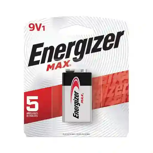 Energizer Pila 9V1 Max Alcalinas