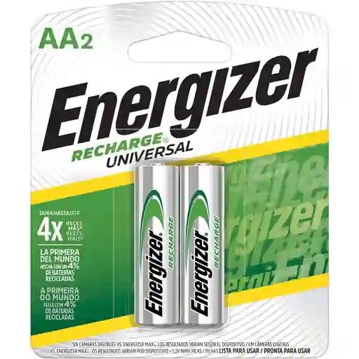 Energizer Pila Aa2 Recargable