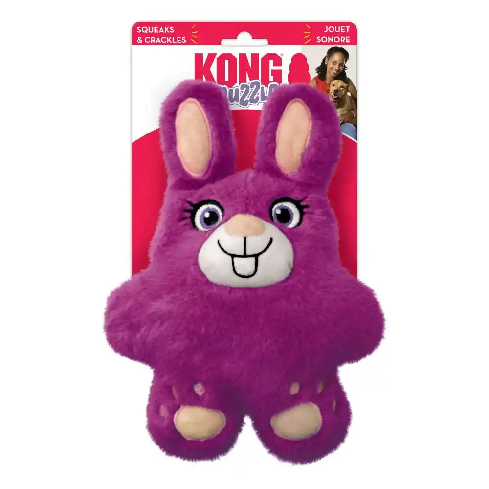 PELUCHE CHILLÓN KONG SNUZZLES PARA PERRO TALLA M CONEJO