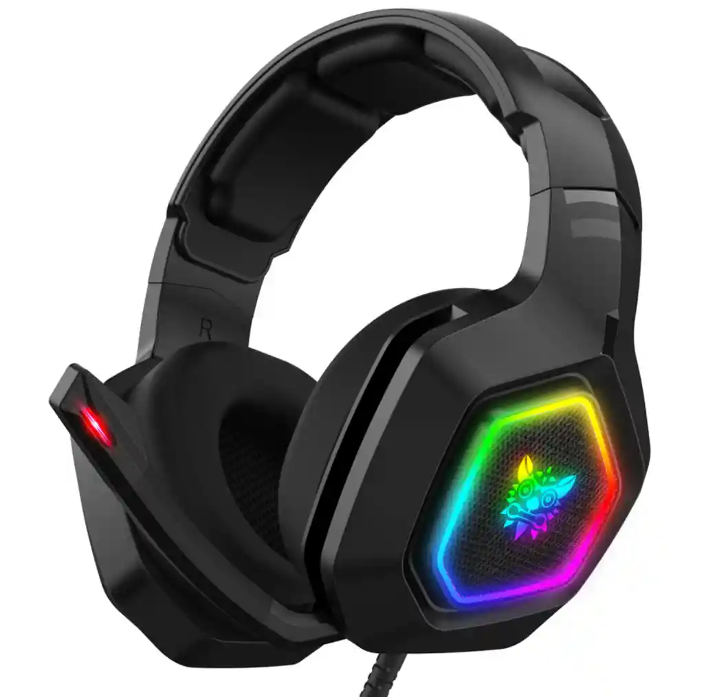 Diadema Gamer Luz Rgb Audifonos Profesional Gamer Conexion 7.1