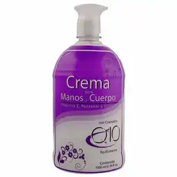 Crema Para Manos y Cuerpo Con Coenzima Q10