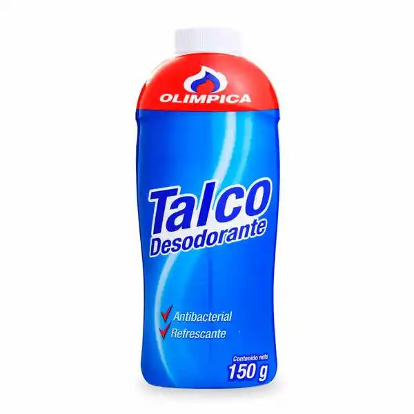 Talco Desodorante Antibacterial Refrescante Olimpica