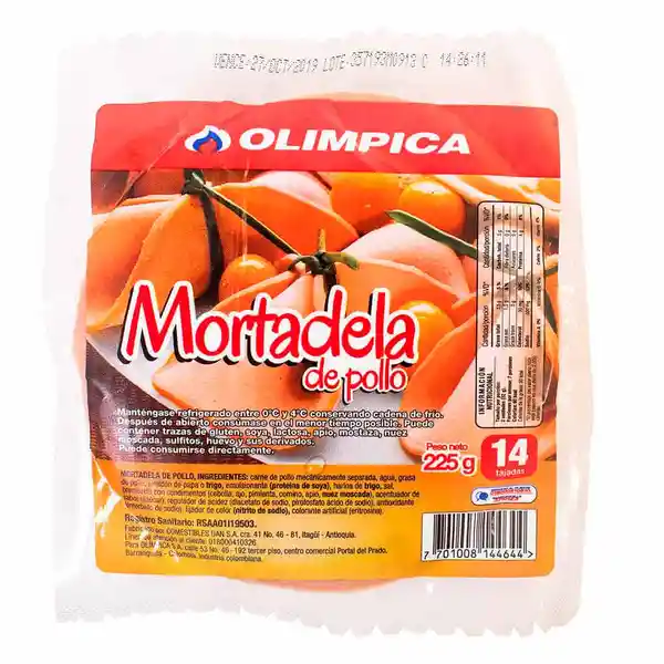 Olimpica Mortadela Pollo