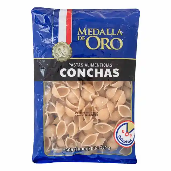 Olimpica Medalla De Oro Pasta Concha -