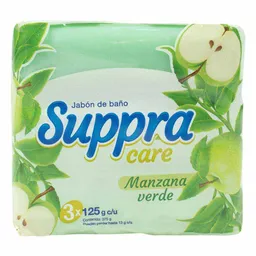 Suppra Care Jabón de Baño en Barra Manzana Verde