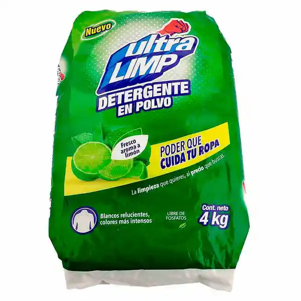 Ultra Limp Detergente Polvo Limón