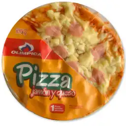 Pizza Jamón y Queso Olimpica