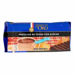 Medalla de Oro Pastillas de Cocoa Sabor Vainilla con Azúcar 