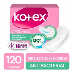 Kotex Protectores Diarios Antibacterial