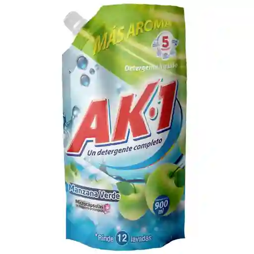 Ak-1 Detergente Líquido Manzana Verde