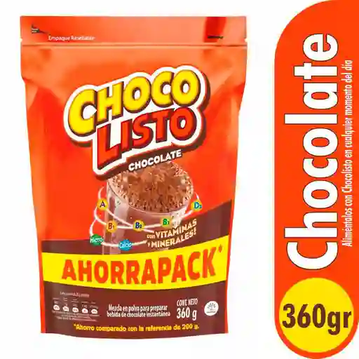 Chocolisto Bebida en Polvo Sabor a Chocolate