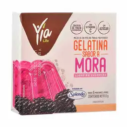 Yia Life Gelatina Sabor Mora Sin Azúcar