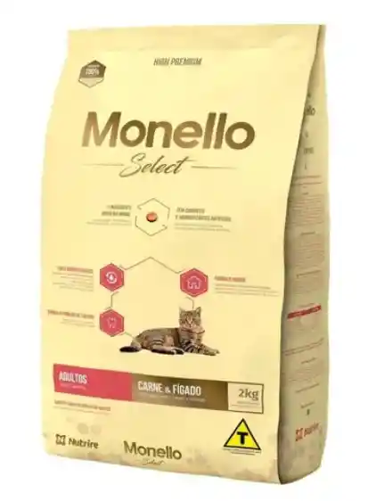 Monello Alimento Para Gato Select 2 Kg