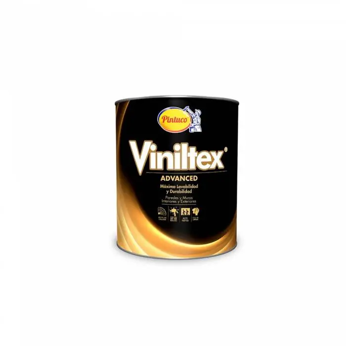 Viniltex pintura tipo 1 blanco 1/4 galon
