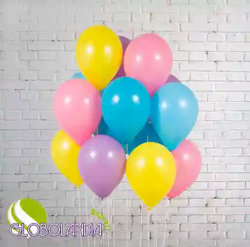 GLOBOS 10 SURTIDOS PASTEL 11 (DESINFLADOS)