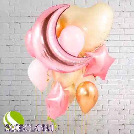 GLOBOS AMAZING BOUQUET SWEET PINK