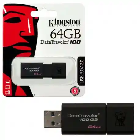 Kingston Memoria Usb Dt100 64Gb