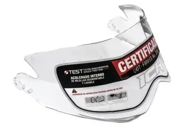 Visor Casco Ich 3110 Certificado TRANSPARENTE