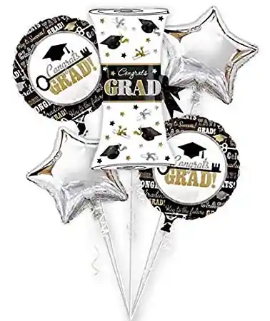 Globo Bouquet Congrats Grad Diploma