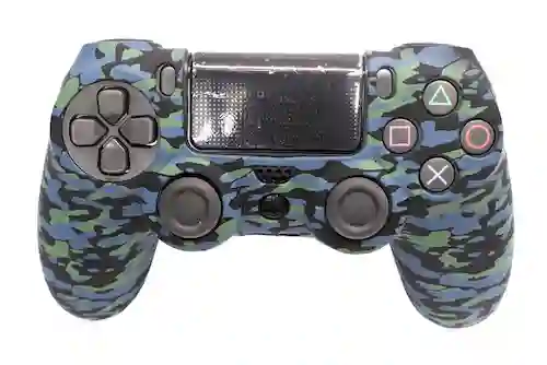 Ps4 Central Gamer Forro Grips Control Verde + Negro + Azul