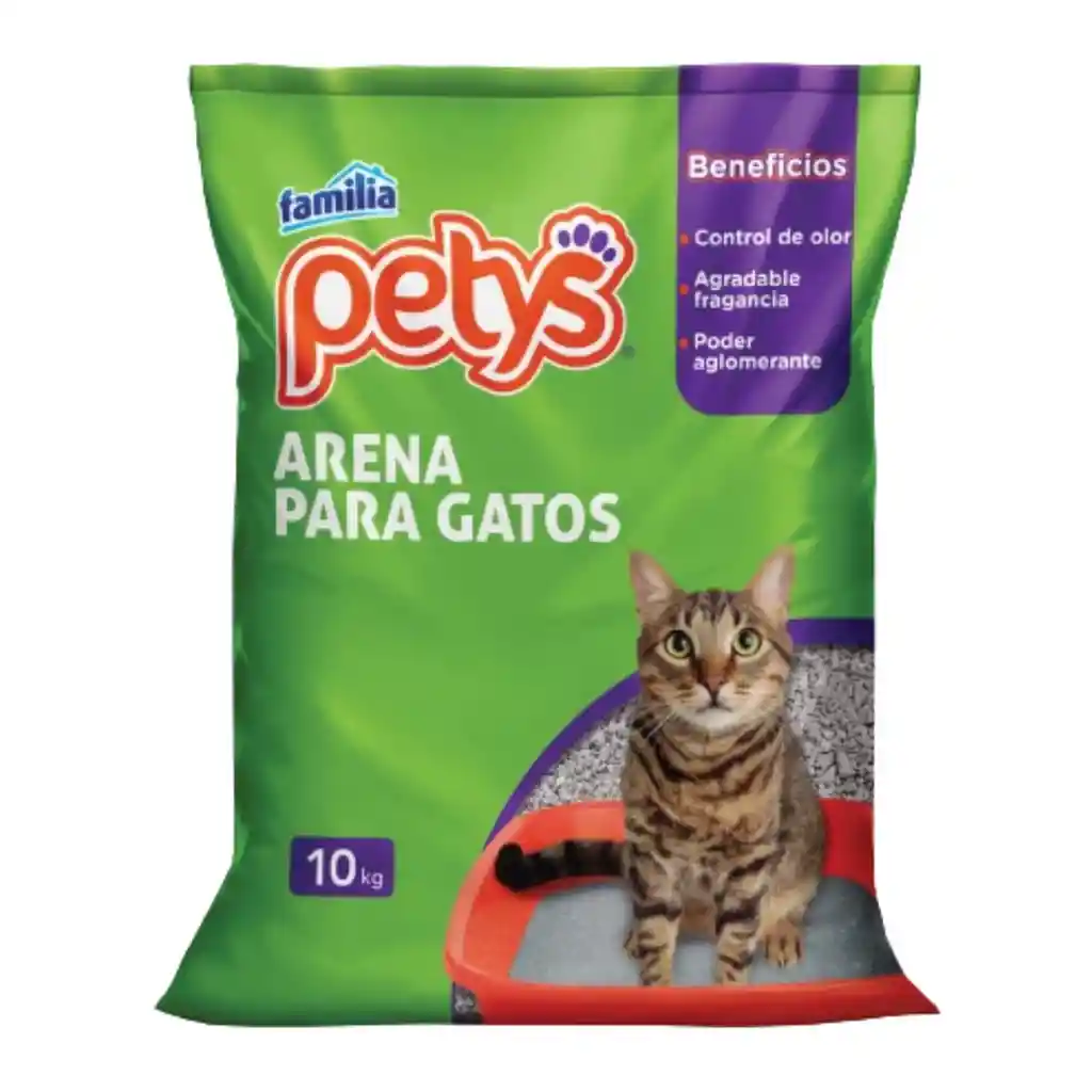 Petys Arena Sanitaria Para Gato Aglomerante - 10 Kg