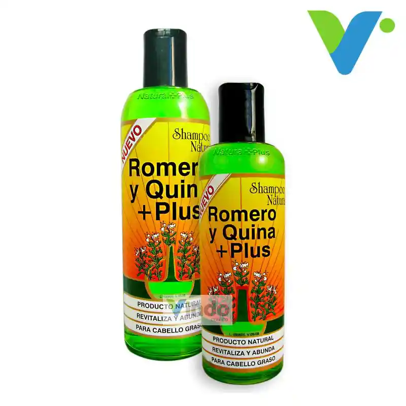 Natural Plus Shampoo de Romero y Quina Plus