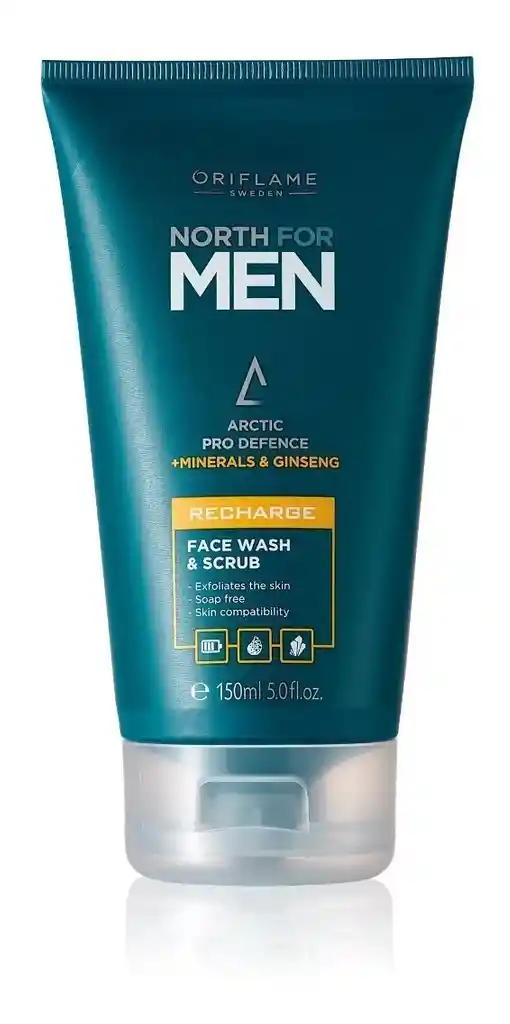 limpiadora exFoliante north for men recharge