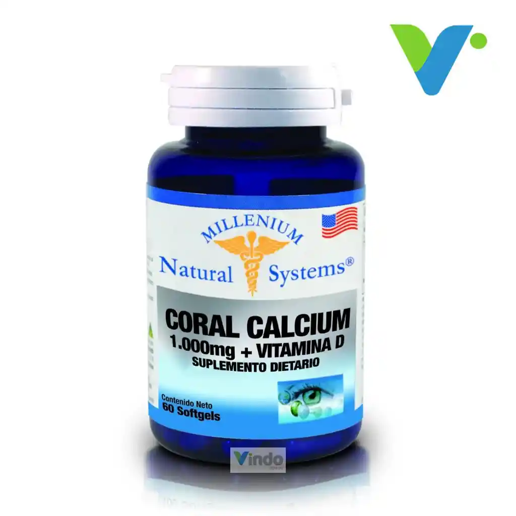 Natural Systems Suplemento Dietario Coral Calcium (1000 mg)