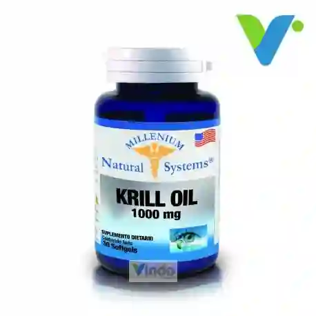 NATURAL SYSTEMS Krill Oil 1000Mg 30 Softgels Milleium