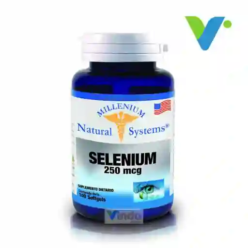 NATURAL SYSTEMS Selenium Selenio 250 Mcg 100 Softgel