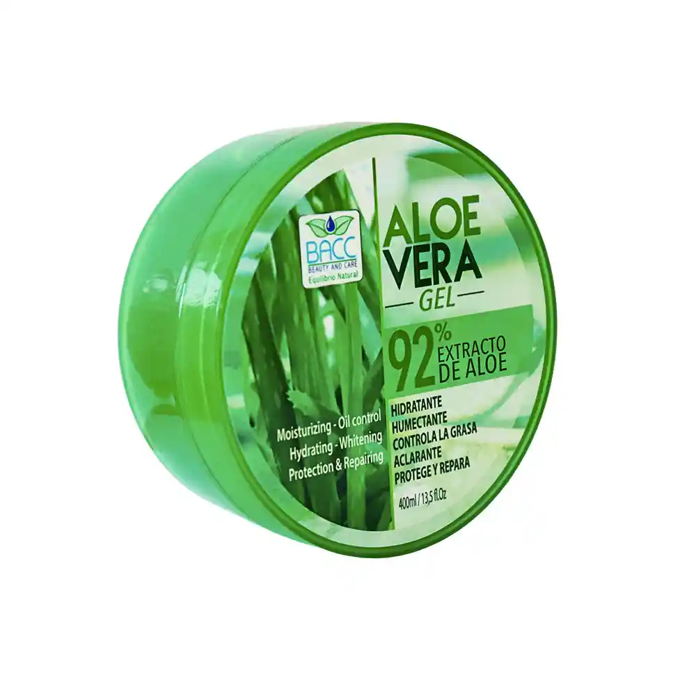 Bacc Mascarilla Humectante en Gel con Extracto de Aloe Vera