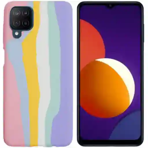 Estuche Silicone Case Arcoíris Para Samsung Galaxy M12